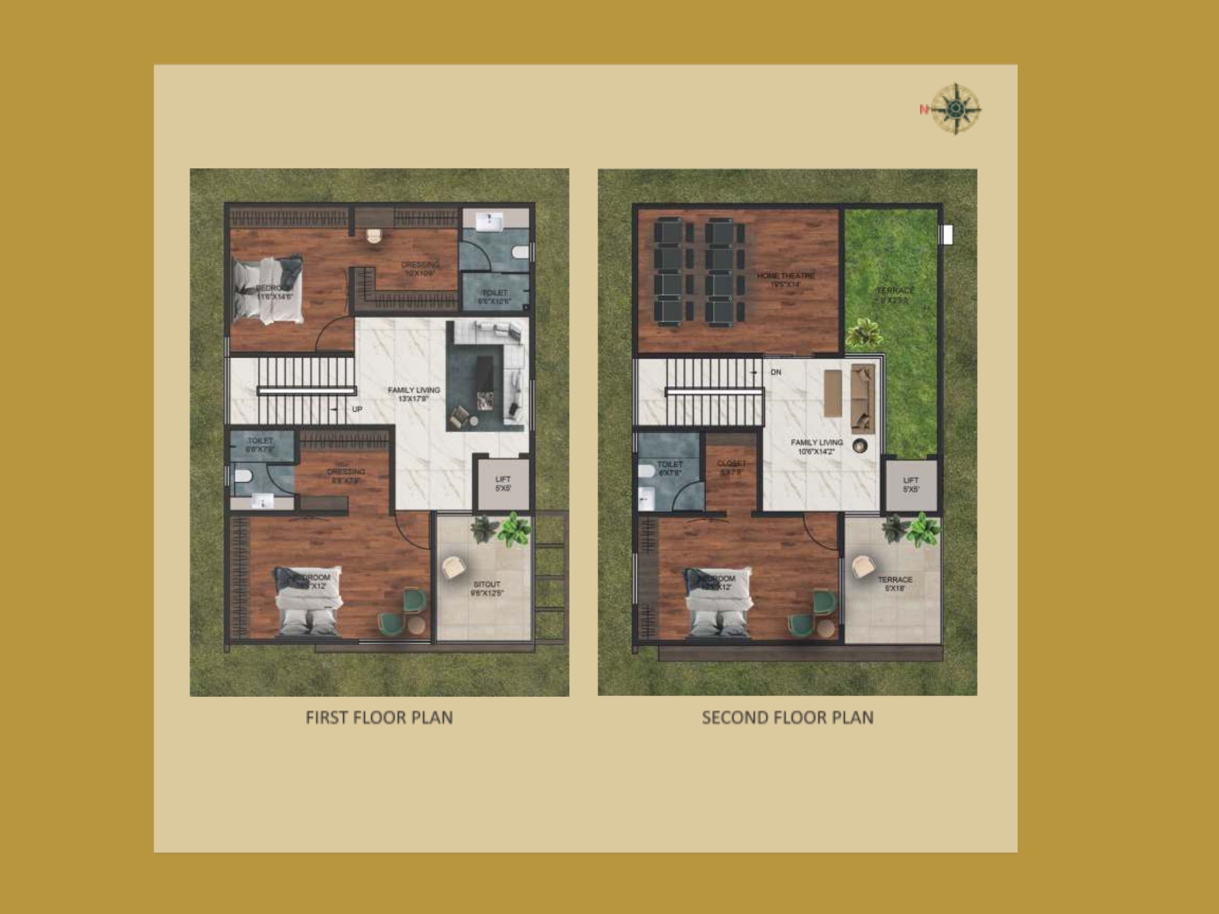 SLN Sundaram Palm Villas layout plan