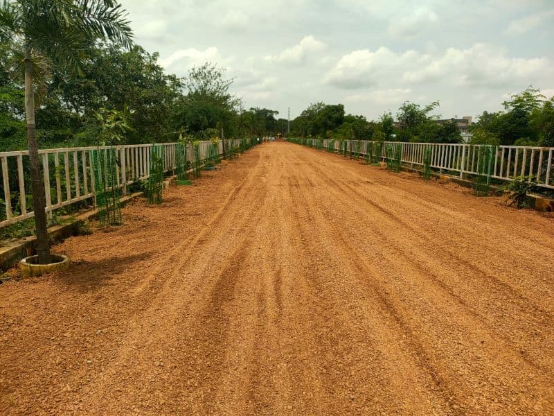 Golden City RERA approved plots Sadashivpet — landscaped park