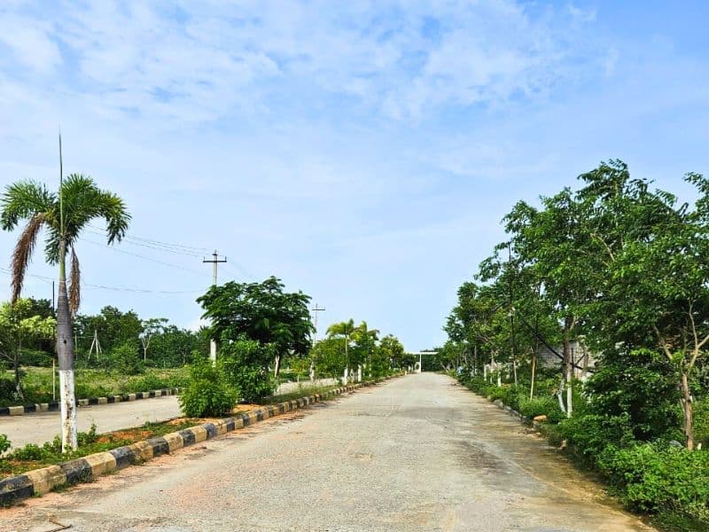 Green Meadows entrance arch in Balanagar Town