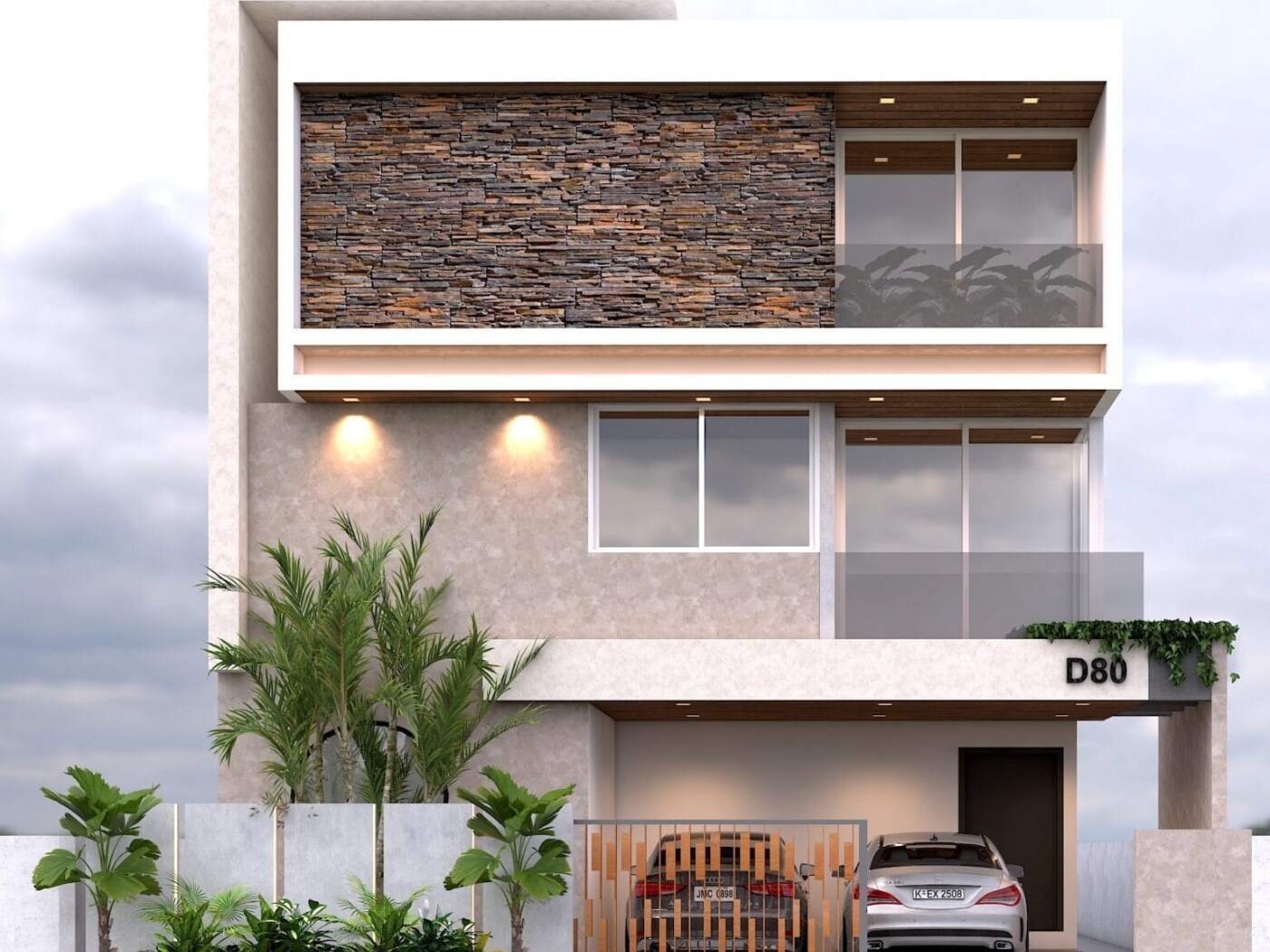 SLN Sundaram Palm Villas project view