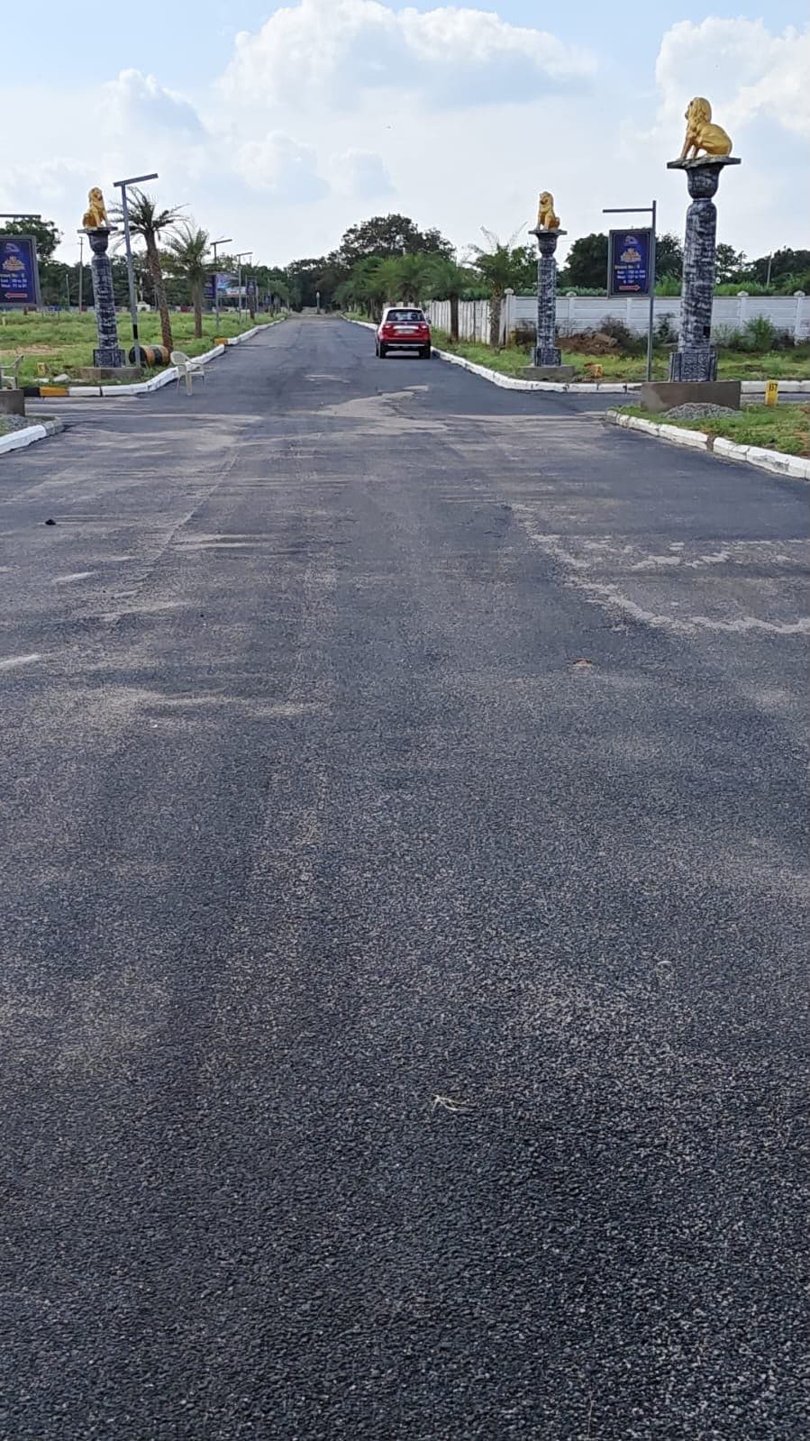 Srinivasam residential plots entrance arch