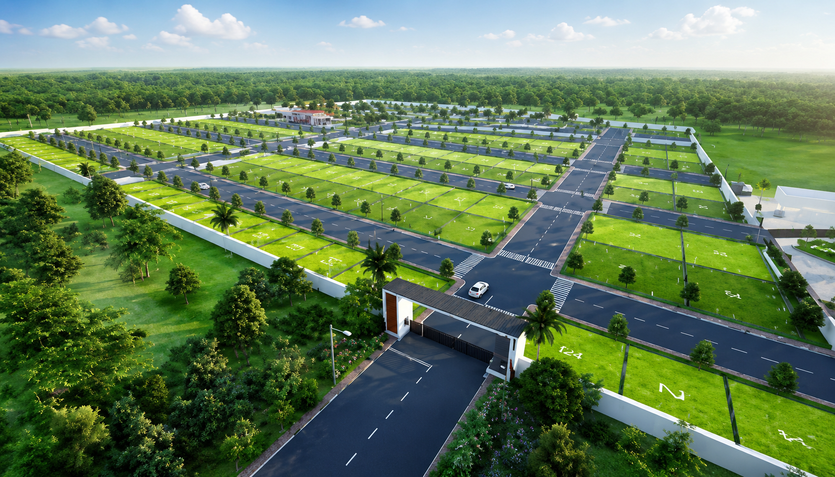 Open plots near Hyderabad by Aarna Infra Developers
