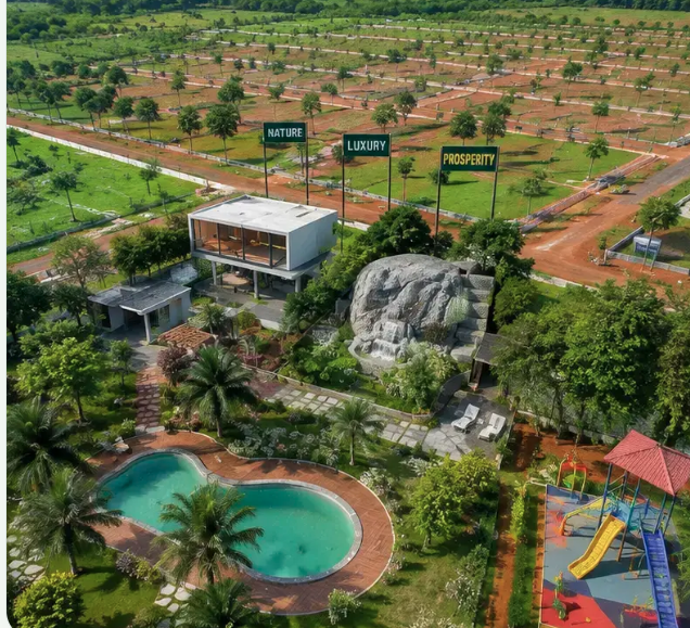 Oxy Flora farmland project near Nednur and Srisailam Highway